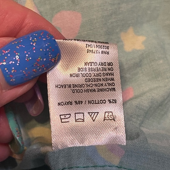 Tipsy Elves Womens button up lucky charms st Patrick’s Size XL cotton rayon - Picture 9 of 9